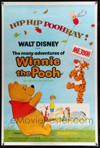 2c419 MANY ADVENTURES OF WINNIE THE POOH 40x60 '77 and Tigger too, cute images!