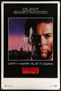 2c442 SUDDEN IMPACT 40x60 '83 Clint Eastwood is at it again as Dirty Harry, great image!