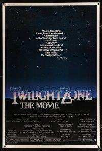 2c450 TWILIGHT ZONE 40x60 '83 George Miller, Steven Spielberg, Dante, from Rod Serling TV series