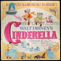 2c040 CINDERELLA 6sh R65 Walt Disney classic romantic musical fantasy cartoon!