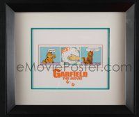 2c088 GARFIELD framed, matted & hand-numbered 11x14 art print '04 Jim Davis classic comic cat!