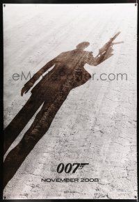 2c150 QUANTUM OF SOLACE teaser DS bus stop '08 Daniel Craig as James Bond, cool shadow image!