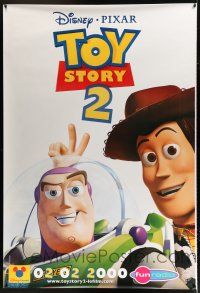 2c168 TOY STORY 2 set of 4 advance DS French 1ps '99 Woody, Buzz & others, Disney & Pixar sequel!