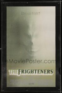 2c030 FRIGHTENERS lenticular advance 1sh '96 directed by Peter Jackson, cool skull horror image!