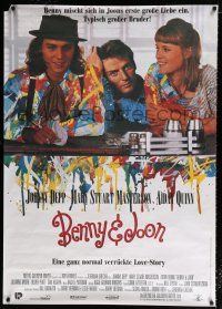 2c162 BENNY & JOON German 33x47 '93 Johnny Depp, Mary Stuart Masterson, Aidan Quinn!