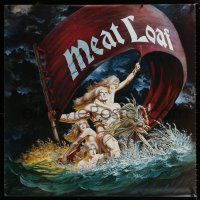 2c196 MEAT LOAF record store 36x36 music poster '81 wonderful Wrightson sexy fantasy artwork!