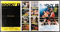 2c057 ROCKY II 1-stop poster '79 Sylvester Stallone & Carl Weathers in ring, boxing sequel!