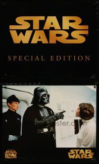 2c105 STAR WARS TRILOGY set of 4 16.25x20 stills '97 scenes from Return of the Jedi!