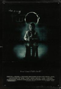 2c032 RING 2 lenticular 1sh '05 Hdieo Nakata directed, great image from horror sequel!