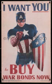 2c078 CAPTAIN AMERICA: THE FIRST AVENGER special 22x36 '12 Profiles in History auction prop!