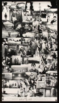 2c218 HOLLYWOOD ENDING special 28x50 '02 Woody Allen, final frames from 52 different movies