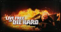 2c220 LIVE FREE OR DIE HARD special 25x50 '07 Timothy Olyphant, great image of Bruce Willis!