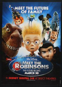 2c084 MEET THE ROBINSONS special 20x28 '07 Angela Bassett, the family of the future!