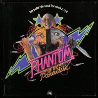 2c222 PHANTOM OF THE PARADISE soundtrack special 36x36 '74 Brian De Palma, art by John Alvin!