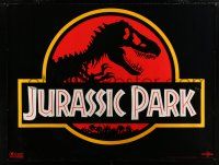 2c182 JURASSIC PARK subway poster '93 Steven Spielberg, Richard Attenborough re-creates dinosaurs!