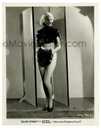 2d094 42nd STREET 8x10.25 still '33 super sexy showgirl Jayne Shaddack barely covered by fur!