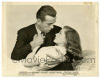 2d179 BIG SLEEP 8x10.25 still '46 best romantic c/u of Humphrey Bogart & sexy Lauren Bacall!