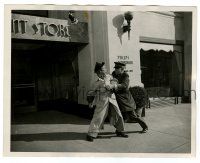 2d181 BIG STORE deluxe 8x10.25 still '41 Harpo Marx fighting with security guard, Bargain Basement!