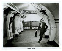 2d188 BLACK WINDMILL 8.25x10 still '74 secret agent Michael Caine running in London Underground!