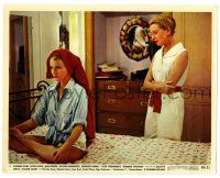 2d066 BONJOUR TRISTESSE color 8x10 still #4 '58 Deborah Kerr looks at pretty Jean Seberg on bed!