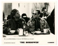 2d200 BORROWER 8x10 still '91 Antonio Fargas & title character Tom Towles enjoy a meal together!