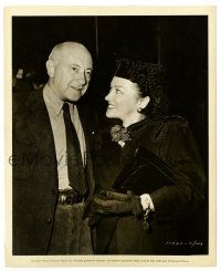 2d241 CECIL B. DEMILLE/GLORIA SWANSON 8.25x10 key book still '47 meeting on the set of Unconquered!