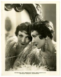 2d262 CLAUDETTE COLBERT 8x10.25 still '32 great trick mirror shot, to be seen in Sign of the Cross!