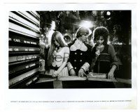 2d266 CLOCKWORK ORANGE deluxe 8x10 still '72 Malcolm McDowell with pretty girls at record store!