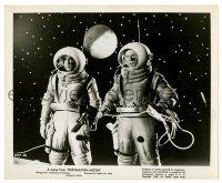 2d292 DESTINATION MOON 8.25x10 still '50 astronauts Archer & Anderson w/ moon in background!