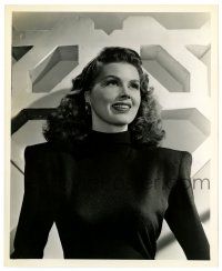 2d327 DUSTY ANDERSON 8.25x10 still '40s waist-high smiling c/u of the pretty actress by Ned Scott!