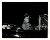 2d357 FAREWELL MY LOVELY 8x10 still '75 Robert Mitchum as Philip Marlowe in cool convertible car!