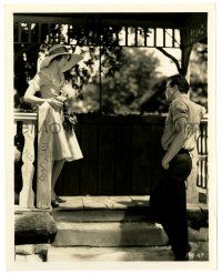 2d360 FIRST KISS 8x10.25 still '28 young Gary Cooper stares lovingly at beautiful Fay Wray!