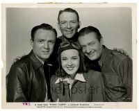 2d368 FLYING CADETS 8x10.25 still '41 Peggy Moran with flying cap, with Gargan, Lowe & Albertson!