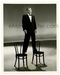 2d378 FRANK SINATRA TIMEX SHOW: TO THE LADIES TV 7x9 still '60 wearing tuxedo & standing on chairs!