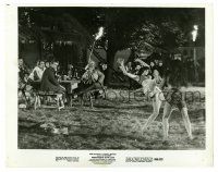 2d388 FROM RUSSIA WITH LOVE 8x10.25 still R68 Sean Connery as James Bond & men watch girls fight!