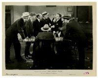 2d389 FRONT PAGE 8x10.25 still '31 Walter Catlett & angry men accuse Pat O'Brien of cheating!