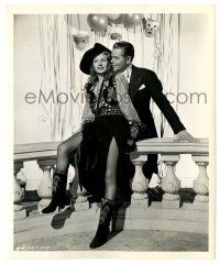 2d405 GILDA 8.25x10 still '46 best sexy cowgirl Rita Hayworth & Glenn Ford at party by Cronenweth!
