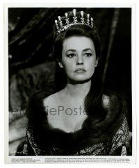 2d425 GREAT CATHERINE 8.25x10 still '68 best close up of Empress Jeanne Moreau wearing tiara!