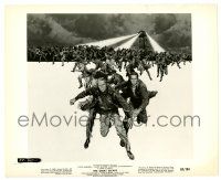 2d426 GREAT ESCAPE 8.25x10 still '63 McCarthy art of Steve McQueen & co-stars used on posters!