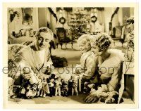 2d430 GREAT ZIEGFELD 8x10.25 still '36 William Powell, Myrna Loy & young Joan Holland with dolls!