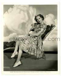 2d484 IDA LUPINO deluxe 8.25x10 still '40 posing with her dog when making The Light That Failed!