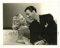 2d530 JOHNNY EAGER deluxe 8x10 still '42 sexy Lana & Robert Taylor by Clarence Sinclair Bull!