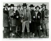 2d532 JOURNEY TO SHILOH candid 8x10 still '68 top cast w/ James Caan & Harrison Ford pointing guns!