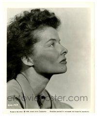 2d537 KATHARINE HEPBURN 8.25x10 still R59 profile portrait from African Queen used 7 years later!