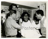 2d546 KILLER APE 8.25x10 candid key book still '53 monster Max Palmer with hairdresser by Cronenweth