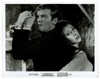 2d587 LIVE & LET DIE 8x10.25 still '73 Roger Moore as James Bond bound with sexy Jane Seymour!