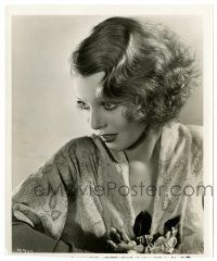 2d596 LORETTA YOUNG 8x10 still '30s sexy head & shoulders portrait with great hair!