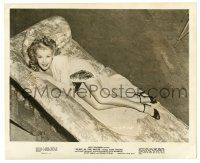 2d627 MARIE MCDONALD 8.25x10 still '44 sexy portrait of The Body relaxing on couch between scenes!
