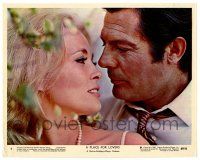 2d085 PLACE FOR LOVERS color 8x10 still #1 '69 best c/u of Faye Dunaway & Marcello Mastroianni!