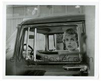 2d737 PSYCHO 8.25x10 still '60 Janet Leigh stricken with terror when stopped by police, Hitchcock!